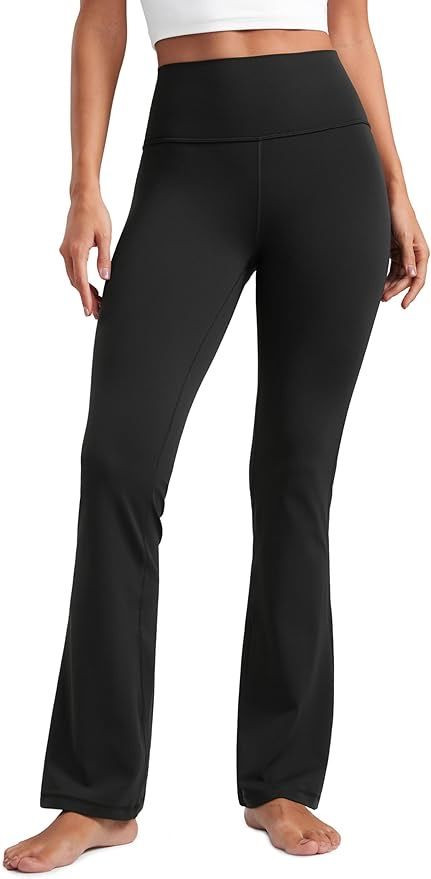 CRZ YOGA Butterluxe Flare Leggings Womens High Waisted Bootcut Yoga Pants with Pockets