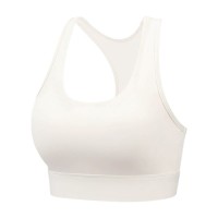 Women U Neck Racerback Sports Bra Soft Breathable High Elastic Medium Support Yoga Workout