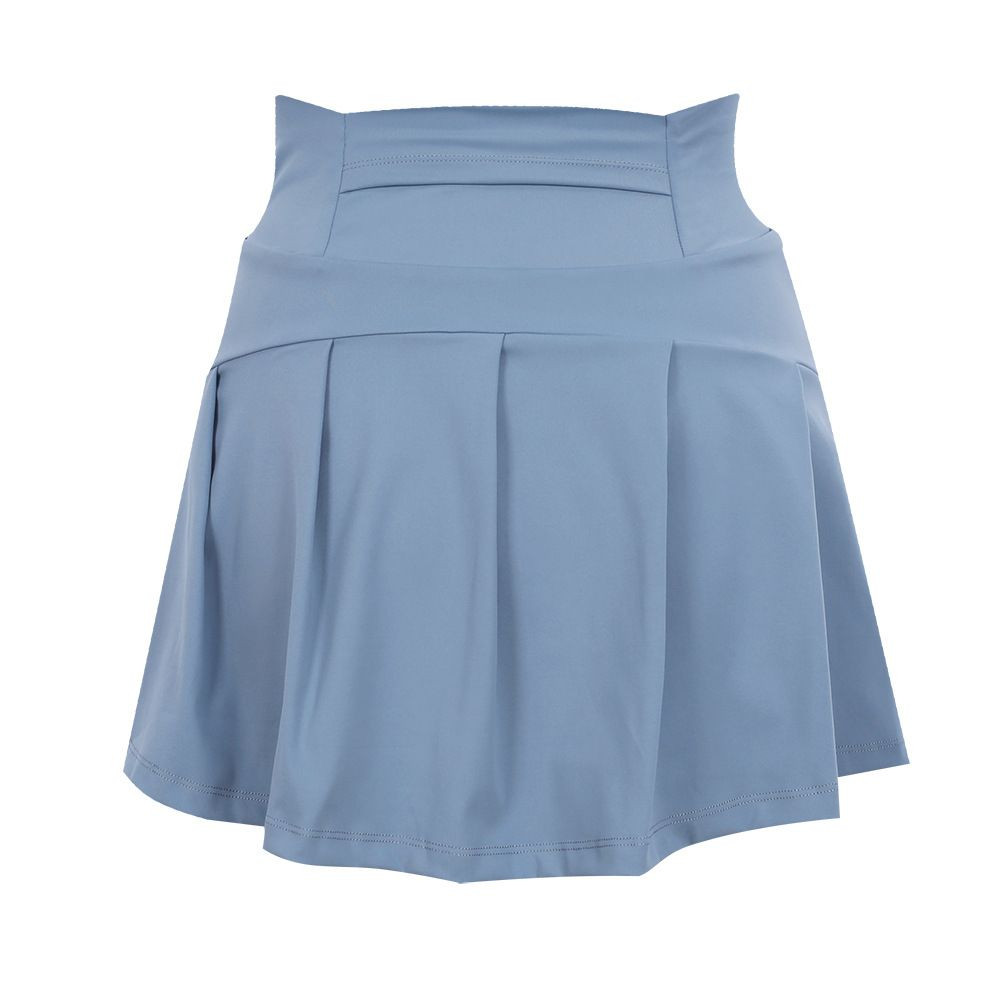 Branded Beaded Tennis Skirt with Built-in Shorts Pleated High Waist for Women