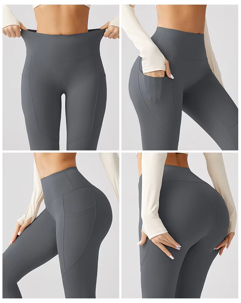 Women High Waist Butt Lifting 3/4 Yoga Shorts Tummy Control Summer Workout Shorts