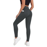 Women Cross High Waist Flare Yoga Pants with Phone Pocket Soft Stretchy Tummy Control Workout Sports Trousers
