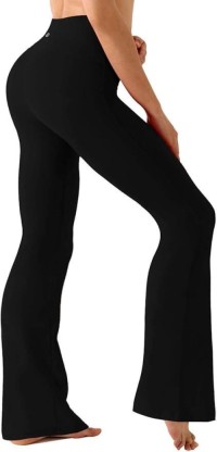 BUBBLELIME Womens Bootcut Yoga Pants Flare Leggings with Pockets High Waist Tummy Control