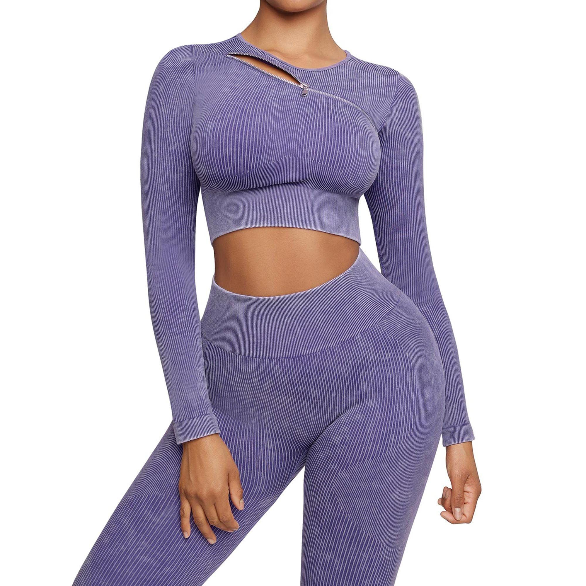 High Waisted Solid Peach Butt Yoga Shorts for Women