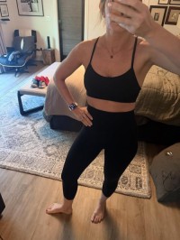 CRZ YOGA Butterluxe Y-Back Sports Bra - Padded Racerback Low Impact Yoga Top