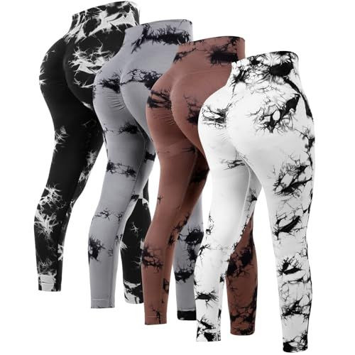 Women Yoga Leggings with Pockets High Waist Tummy Control Flare Bootcut Workout Pants