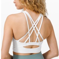 Women Multi Criss Cross  Back Sports Bra Soft Breathable High Support Gym Running Yoga Workout Sports Bra