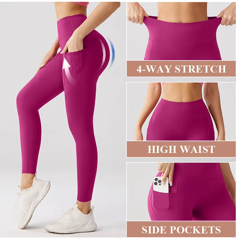 Women High Waist Butt Lifting 3/4 Yoga Shorts Tummy Control Summer Workout Shorts