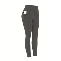 Women Cross High Waist Flare Yoga Pants with Phone Pocket Soft Stretchy Tummy Control Workout Sports Trousers